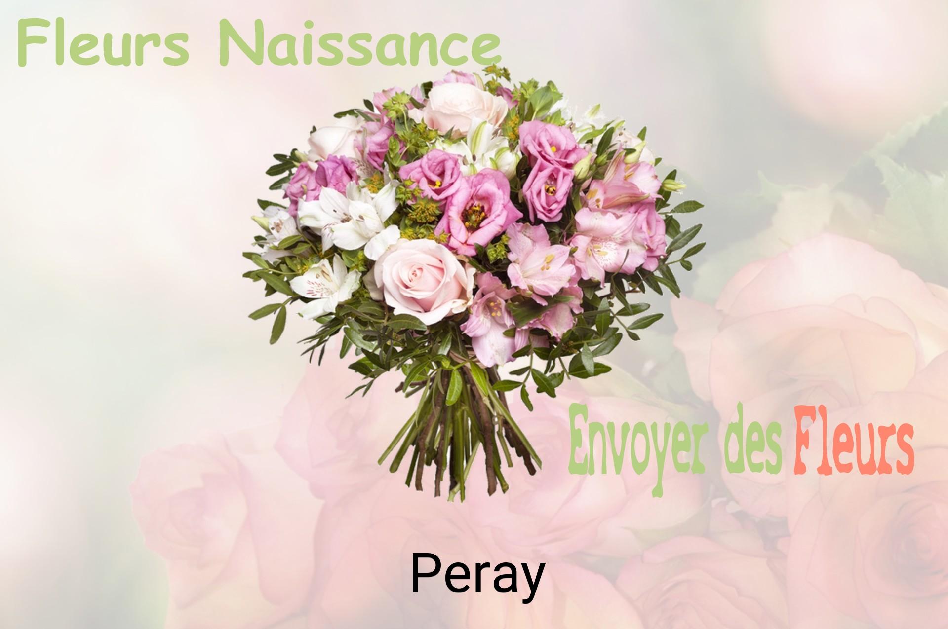 Bouquet de fleurs de naissance livré à Peray
